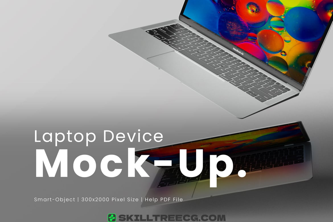 Laptop Device Mock-Up（538529）-技能树